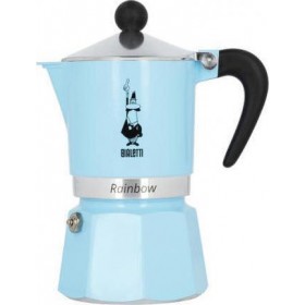 Bialetti Rainbow Μπρίκι Espresso 3cups Μπλε