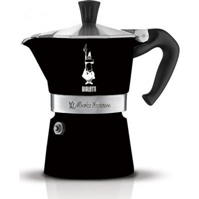 Bialetti Moka Express Μπρίκι Espresso 3cups Μαύρο