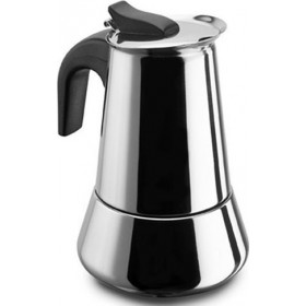 Pezzetti Steelexpress Μπρίκι Espresso 6cups Inox Ασημί Pezzetti Steelexpress Μπρίκι Espresso 6cups Inox Ασημί