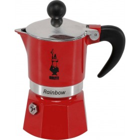 Bialetti Rainbow Μπρίκι Espresso 1cups Κόκκινο