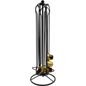 Ankor Βάση για 36 Κάψουλες Nespresso Μεταλλική 13x13x38cm 782383