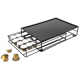 General Trade Βάση για 32 Κάψουλες Nespresso Μεταλλική 21x31x7cm 726102