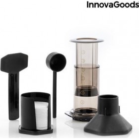 InnovaGoods V0100856 Καφετιέρα Γαλλικού Χειρός 300ml Μαύρη InnovaGoods V0100856 Καφετιέρα Γαλλικού Χειρός 300ml Μαύρη