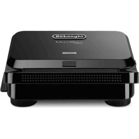 Delonghi MultiGrill Easy SW12A.BK Τοστιέρα Γκριλιέρα με Αποσπώμενες Πλάκες 800W Μαύρη
