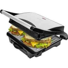 Cecotec Rock’Ngrill Τοστιέρα Γκριλιέρα 1000W Inox
