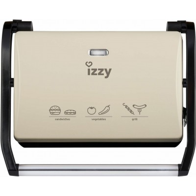 Izzy Panini 123 Τοστιέρα Γκριλιέρα 800W Creme