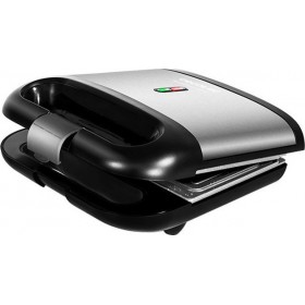 Cecotec Rock'nToast Square Τοστιέρα για 2 Τοστ 750W Inox