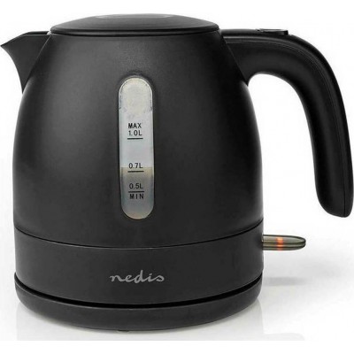 Nedis KAWK300EBK Black Βραστήρας 1lt 2150W Μαύρος