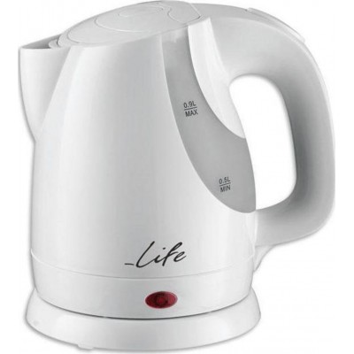 Life WK-004 Βραστήρας 900ml 1300W Λευκός