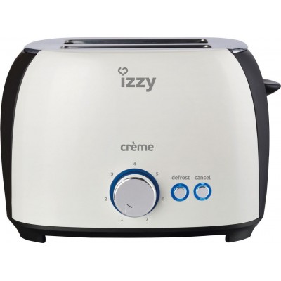 Izzy T-232 Φρυγανιέρα 2 Θέσεων 800W Μπεζ