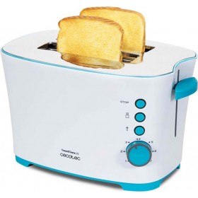 Cecotec Toast &amp Taste 2S Φρυγανιέρα 2 Θέσεων 850W Λευκή