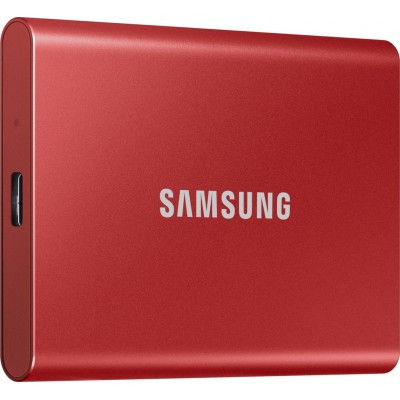 Samsung Portable SSD T7 USB 3.2 / USB-C 1TB 2.5" Metallic Red