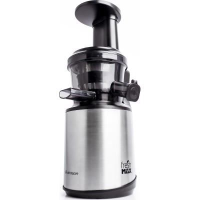 Rohnson Slow Juicer R-460 Fresh Max Αποχυμωτής Αργής Σύνθλιψης 150W Inox Ασημί