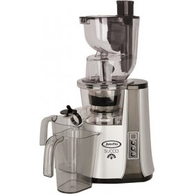 Juro-Pro Succo Αποχυμωτής Αργής Σύνθλιψης 200W Inox Λευκός
