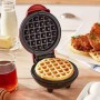 Mini Waffle Maker Βαφλιέρα σε Στρογγυλό Σχήμα 350W