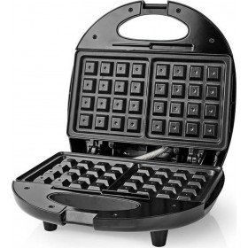 Nedis KAWP200BK Βαφλιέρα 2 Θέσεων σε Ορθογώνιο Σχήμα 750W