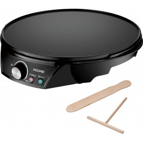 Hoomei HM-5855 Κρεπιέρα 30cm Μαύρη 1200W Hoomei HM-5855 Κρεπιέρα 30cm Μαύρη 1200W