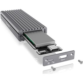 RaidSonic Icy Box Θήκη για Σκληρό Δίσκο M.2 PCI Express με σύνδεση USB 3.1 Type-C σε Γκρι χρώμα (60509)Κωδικός: IB-1817M-C31 