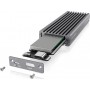 RaidSonic Icy Box Θήκη για Σκληρό Δίσκο M.2 PCI Express με σύνδεση USB 3.1 Type-C σε Γκρι χρώμα (60509)Κωδικός: IB-1817M-C31 