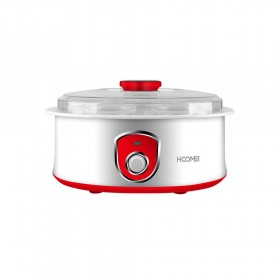 Hoomei HM-6540 Γιαουρτομηχανή με Κάδο 1.5lt Κόκκινη 20W