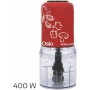 Osio OMC-2312 Πολυκόπτης Multi 400W με Δοχείο 500ml Red