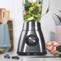 Cecotec Power Black Titanium 1800 Μπλέντερ για Smoothies με Γυάλινη Κανάτα 2.1lt 1800W Inox