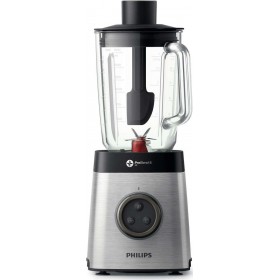 Philips HR3655/00 Μπλέντερ για Smoothies με Γυάλινη Κανάτα 1.8lt 1400W Inox
