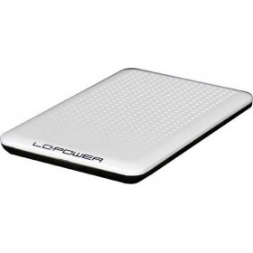 LC-Power Θήκη για Σκληρό Δίσκο 2.5" SATA III με σύνδεση USB2.0 σε Λευκό χρώμαΚωδικός: LC-PRO-25WU 