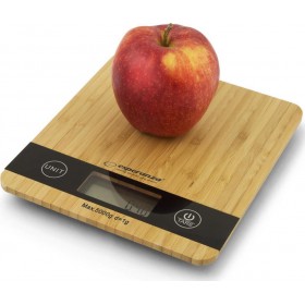 Esperanza EKS005 Ψηφιακή Ζυγαριά Κουζίνας 1gr/5kg Καφέ