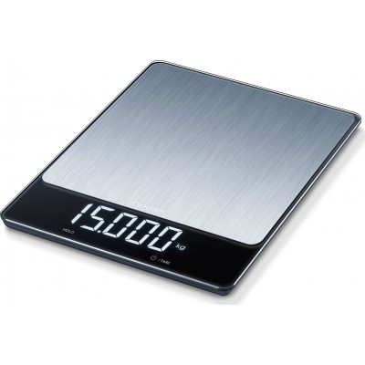 Beurer KS 34 XL Ψηφιακή Ζυγαριά Κουζίνας 1gr/15kg Inox