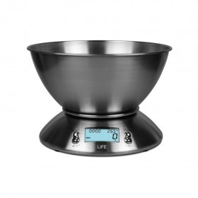Life Mise En Place Ψηφιακή Ζυγαριά Κουζίνας 1gr/5kg Inox