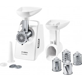 Bosch MFW3X14W Μηχανή Άλεσης Κιμά 500W Λευκή