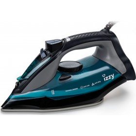 Izzy 8016 Apollon Ceramic Σίδερο Ατμού 2600W με Συνεχόμενη Παροχή 75gr/min και Κεραμική Πλάκα Izzy 8016 Apollon Ceramic Σίδερο Ατμού 2600W με Συνεχόμενη Παροχή 75gr/min και Κεραμική Πλάκα