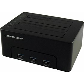 "LC-Power LC-DOCK-U3-HUB Docking Station για 2 Σκληρούς Δίσκους SATA 3.5"" / 2.5"" με σύνδεση USB 3.0" LC-Power LC-DOCK-U3-HUB Docking Station για 2 Σκληρούς Δίσκους SATA 3.5" / 2.5" με σύνδεση USB 3.0