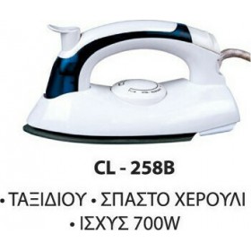 Electra CL-258B Σίδερο Ταξιδίου Ατμού 700W