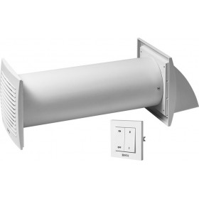 Europlast EER100S Επιτοίχιος Εξαεριστήρας Μπάνιου 100mm Λευκός