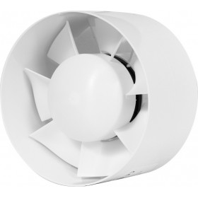 Europlast EK125 Επιτοίχιος Εξαεριστήρας Μπάνιου 125mm Λευκός