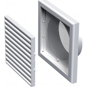 Vents 590907.0024 Περσίδα Εξαερισμού 14.2x18.6cm Ορθογώνια με Σίτα Vents 590907.0024 Περσίδα Εξαερισμού 14.2x18.6cm Ορθογώνια με Σίτα