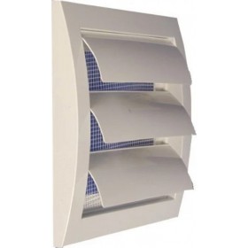 Europlast ND12Z Περσίδα Εξαερισμού 19x19cm Τετράγωνη Βαρύτητας με Σίτα Europlast ND12Z Περσίδα Εξαερισμού 19x19cm Τετράγωνη Βαρύτητας με Σίτα