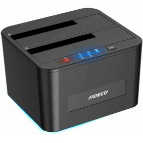 "Fideco Docking Station για 2 Σκληρούς Δίσκους SATA 2.5"" / 3.5"" με σύνδεση USB 3.0 (YPZ04-S2-U3)" Fideco Docking Station για 2 Σκληρούς Δίσκους SATA 2.5" / 3.5" με σύνδεση USB 3.0 (YPZ04-S2-U3)
