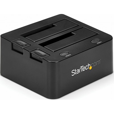 StarTech USB 3.0 Dual Hard Drive Docking Station with UASP Docking Station για 2 Σκληρούς Δίσκους SATA 3.5" / 2.5" με σύνδεση US