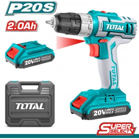 Total TDLI200215 Δραπανοκατσάβιδο Μπαταρίας 20V 2x2Ah