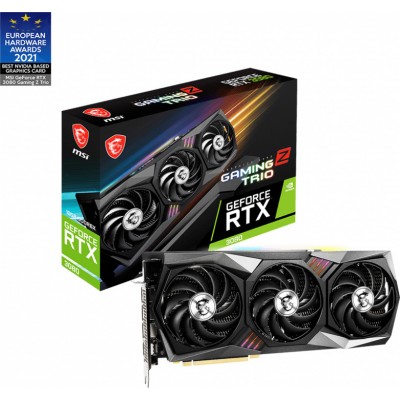 MSI GeForce RTX 3080 10GB GDDR6X Gaming Z Trio LHR Κάρτα Γραφικών PCI-E x16 4.0 με HDMI και 3 DisplayPortΚωδικός: V389-203R 