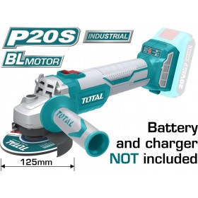 Total Γωνιακός Τροχός Μπαταρίας Τροχός 125mm Μπαταρίας Solo TAGLI1252