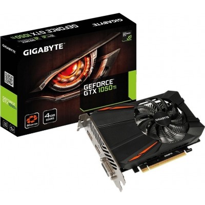 Gigabyte GeForce GTX 1050 Ti 4GB GDDR5 D5 Κάρτα Γραφικών PCI-E x16 3.0 με HDMI και DisplayPortΚωδικός: GV-N105TD5-4GD 