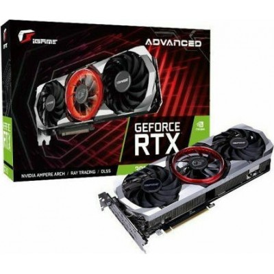 Colorful GeForce RTX 3060 12GB GDDR6 iGame Advanced OC 12G L-V Κάρτα Γραφικών PCI-E x16 4.0 με HDMI και 3 DisplayPort