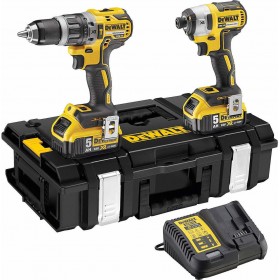 Dewalt DCK266P2 Σετ Κρουστικό Δραπανοκατσάβιδο & Παλμικό Κατσαβίδι 18V με 2 Μπαταρίες 5Ah και Θήκη Dewalt DCK266P2 Σετ Κρουστικό Δραπανοκατσάβιδο & Παλμικό Κατσαβίδι 18V με 2 Μπαταρίες 5Ah και Θήκη