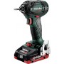 Metabo COMBO SET 2.1.12 18 V BL LIHD Σετ Κρουστικό Δραπανοκατσάβιδο &amp Παλμικό Κατσαβίδι 18V με 2 Μπαταρίες 4Ah και Θήκη