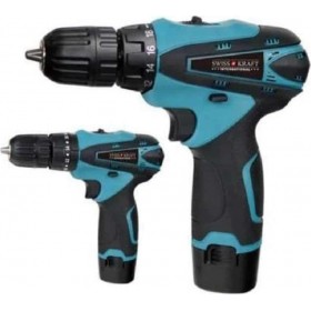 Swiss Kraft CB1280T Σετ Δραπανοκατσάβιδο &amp Κατσαβίδι 18V με 2 Μπαταρίες 2Ah