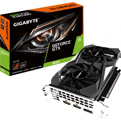 Gigabyte GeForce GTX 1650 4GB GDDR5 OC Κάρτα Γραφικών PCI-E x16 3.0 με 2 HDMI και DisplayPortΚωδικός: GV-N1650OC-4GD 